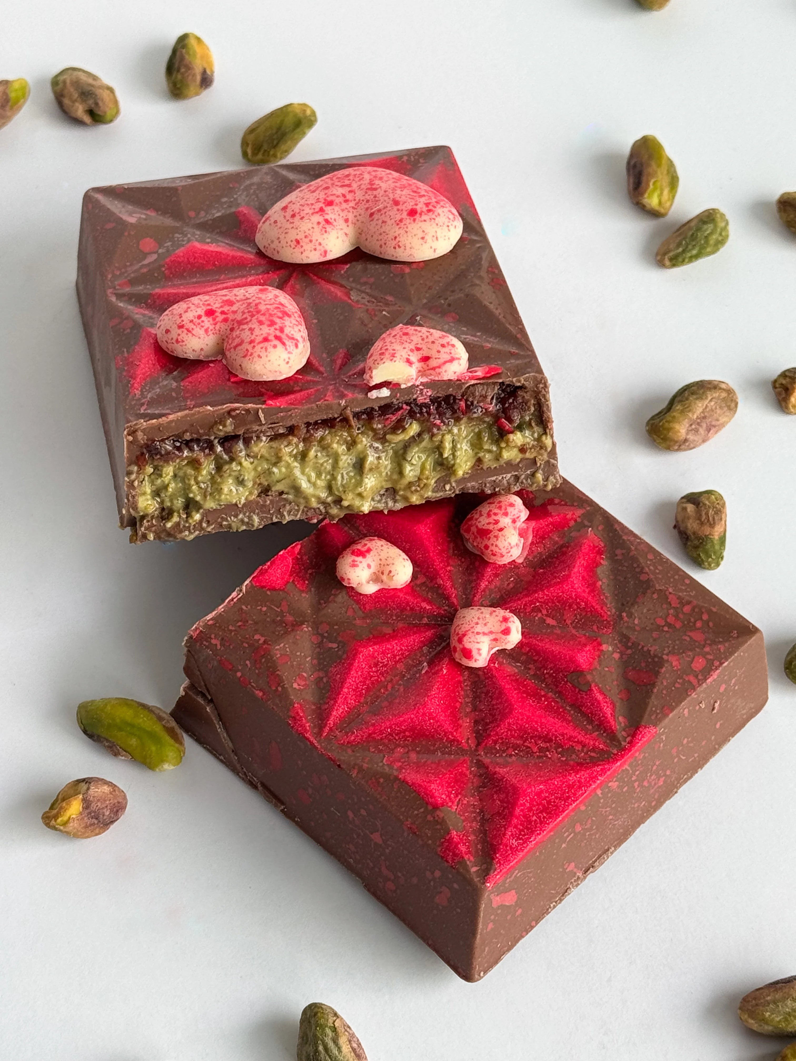 Valentine Theme Kunafa Chocolate