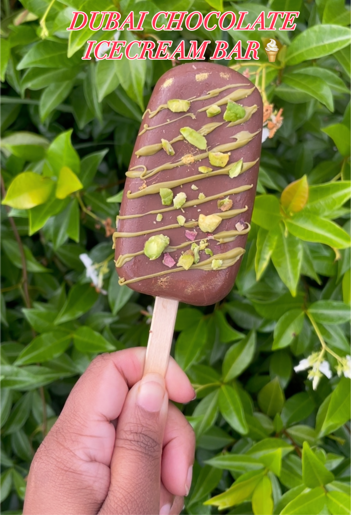 DUBAI PISTACHIO CHOCOLATE ICECREAM BAR