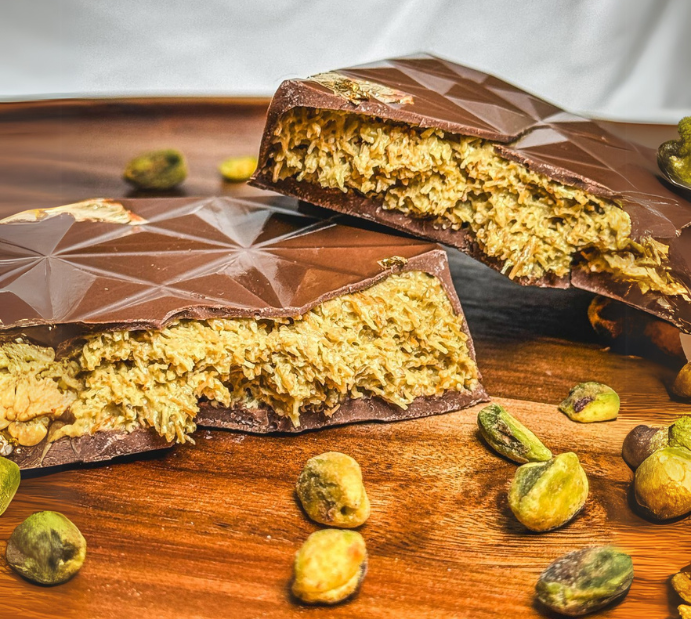 Pistachio Kunafa Bar